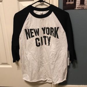NWOT NYC Half Sleeve Tee